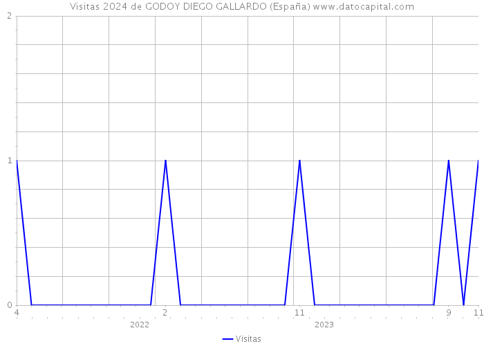 Visitas 2024 de GODOY DIEGO GALLARDO (España) 