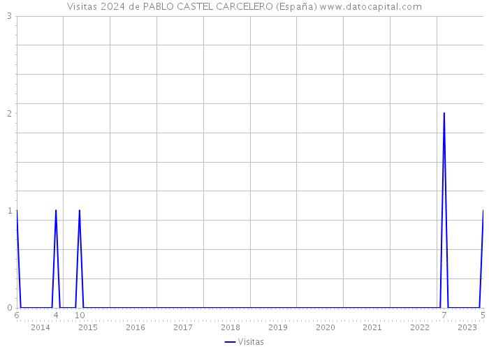Visitas 2024 de PABLO CASTEL CARCELERO (España) 