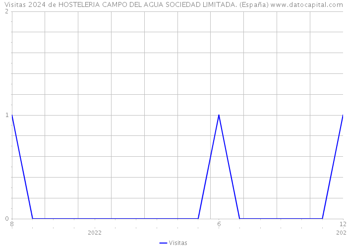 Visitas 2024 de HOSTELERIA CAMPO DEL AGUA SOCIEDAD LIMITADA. (España) 