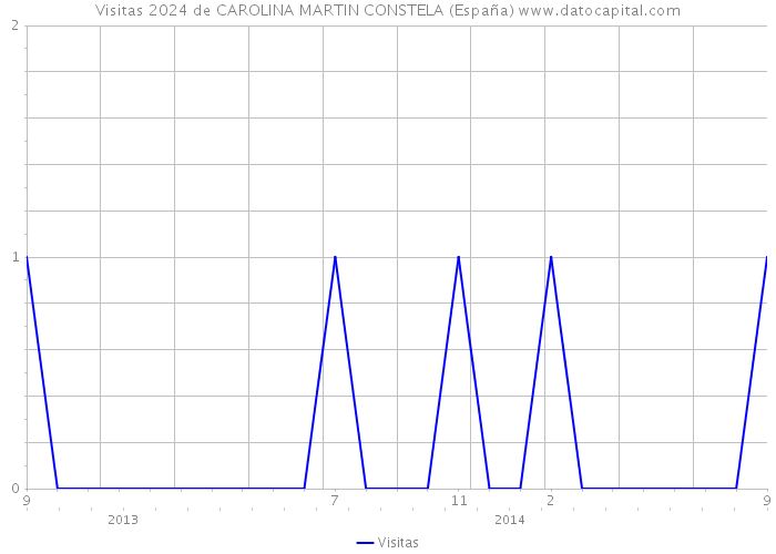 Visitas 2024 de CAROLINA MARTIN CONSTELA (España) 