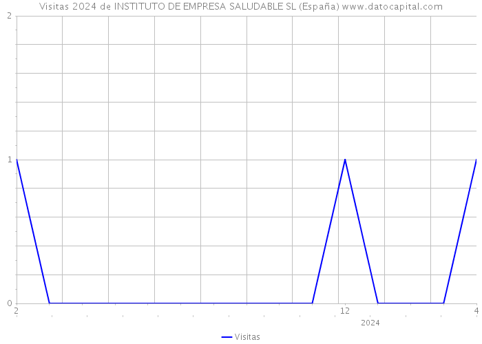Visitas 2024 de INSTITUTO DE EMPRESA SALUDABLE SL (España) 