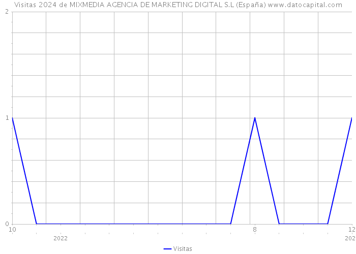 Visitas 2024 de MIXMEDIA AGENCIA DE MARKETING DIGITAL S.L (España) 
