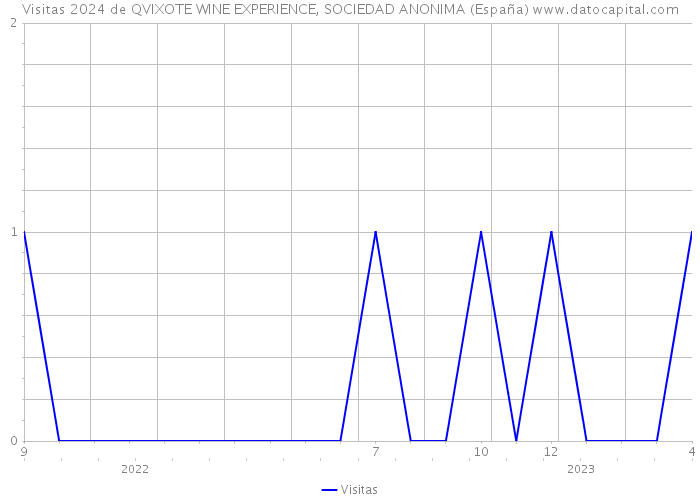 Visitas 2024 de QVIXOTE WINE EXPERIENCE, SOCIEDAD ANONIMA (España) 