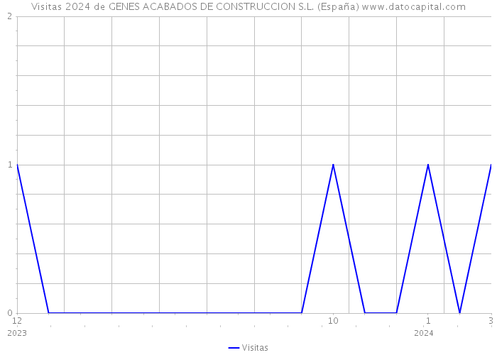 Visitas 2024 de GENES ACABADOS DE CONSTRUCCION S.L. (España) 