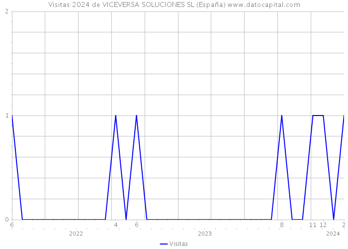 Visitas 2024 de VICEVERSA SOLUCIONES SL (España) 