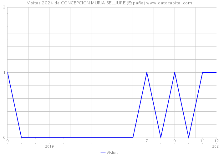 Visitas 2024 de CONCEPCION MURIA BELLIURE (España) 