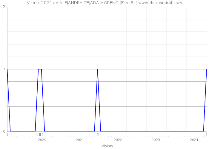 Visitas 2024 de ALEJANDRA TEJADA MORENO (España) 
