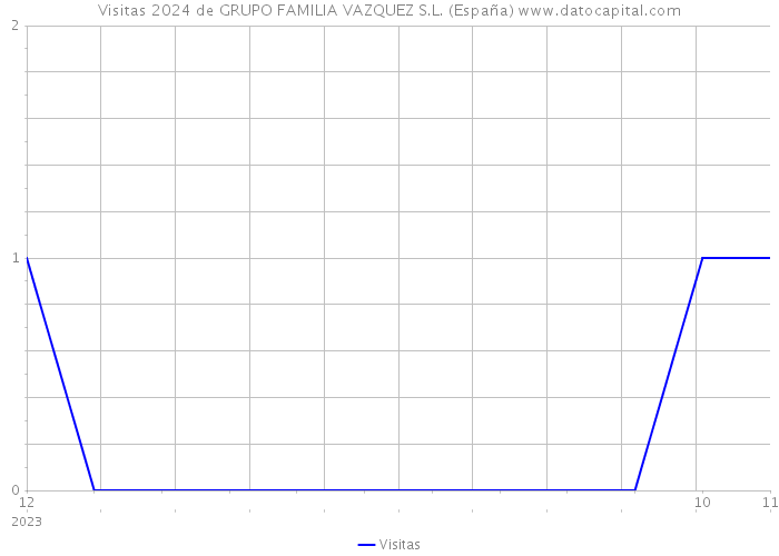 Visitas 2024 de GRUPO FAMILIA VAZQUEZ S.L. (España) 