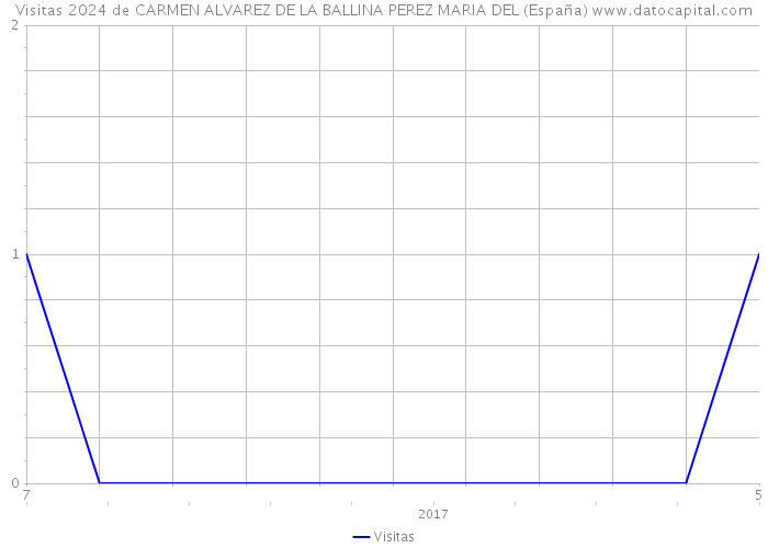 Visitas 2024 de CARMEN ALVAREZ DE LA BALLINA PEREZ MARIA DEL (España) 