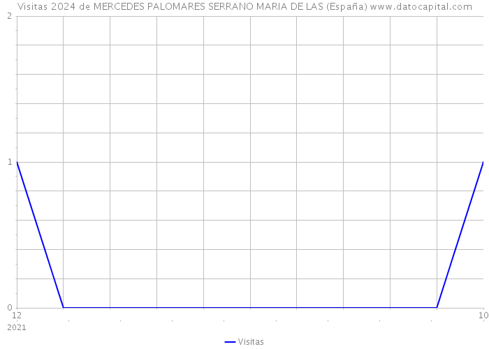 Visitas 2024 de MERCEDES PALOMARES SERRANO MARIA DE LAS (España) 