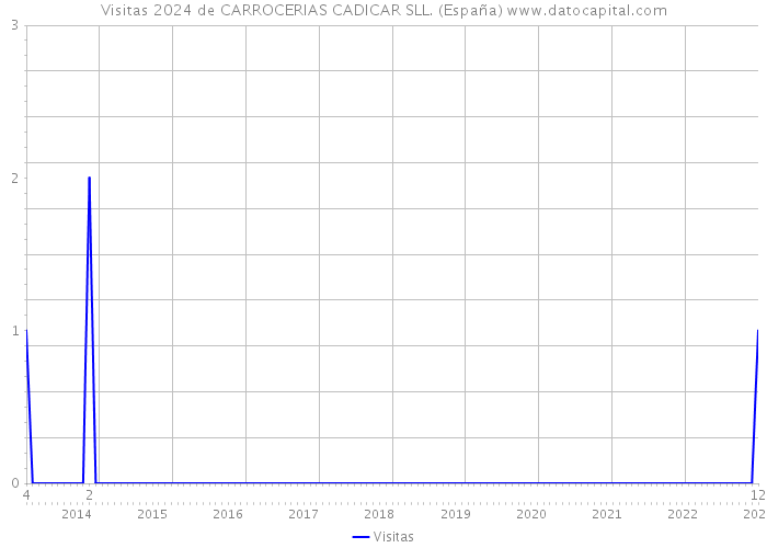 Visitas 2024 de CARROCERIAS CADICAR SLL. (España) 