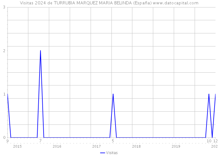 Visitas 2024 de TURRUBIA MARQUEZ MARIA BELINDA (España) 