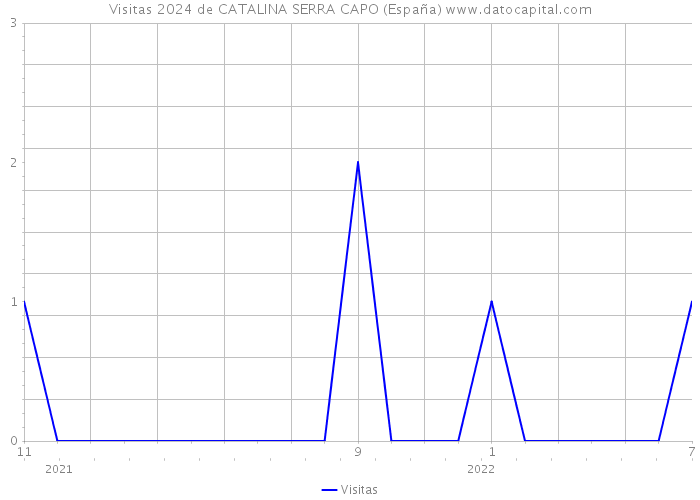 Visitas 2024 de CATALINA SERRA CAPO (España) 