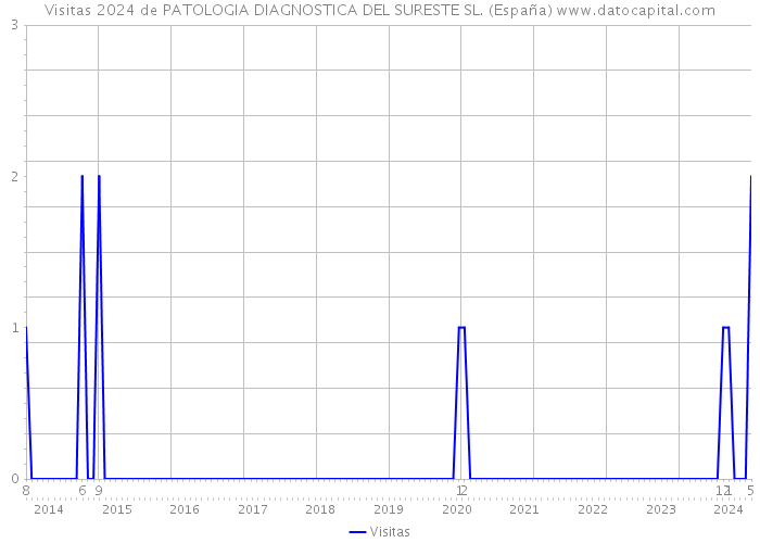 Visitas 2024 de PATOLOGIA DIAGNOSTICA DEL SURESTE SL. (España) 
