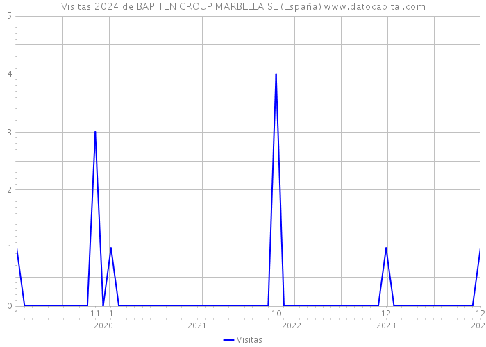 Visitas 2024 de BAPITEN GROUP MARBELLA SL (España) 
