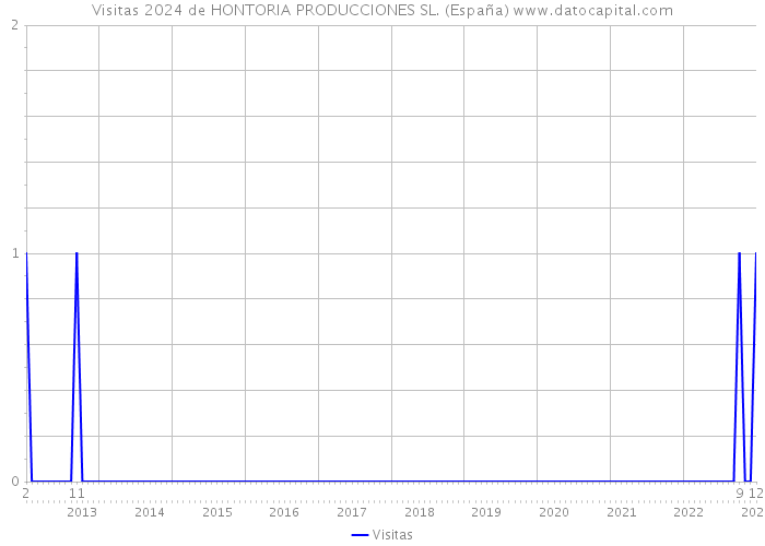 Visitas 2024 de HONTORIA PRODUCCIONES SL. (España) 