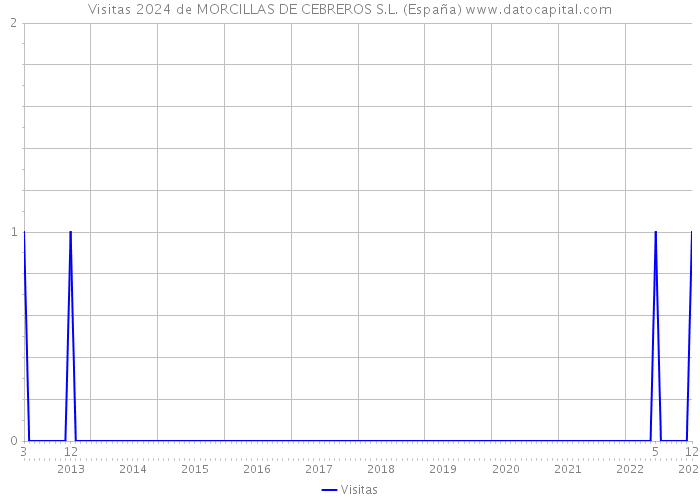 Visitas 2024 de MORCILLAS DE CEBREROS S.L. (España) 