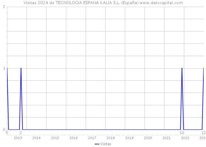 Visitas 2024 de TECNOLOGIA ESPANA KALIA S.L. (España) 