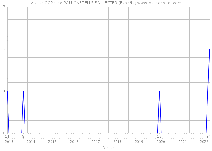 Visitas 2024 de PAU CASTELLS BALLESTER (España) 