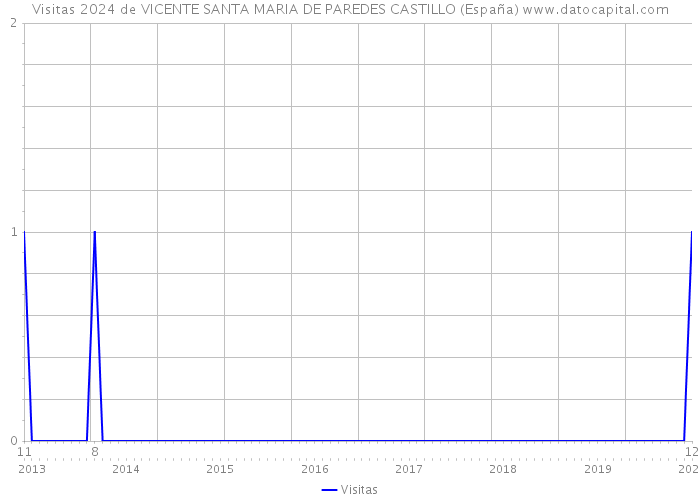 Visitas 2024 de VICENTE SANTA MARIA DE PAREDES CASTILLO (España) 