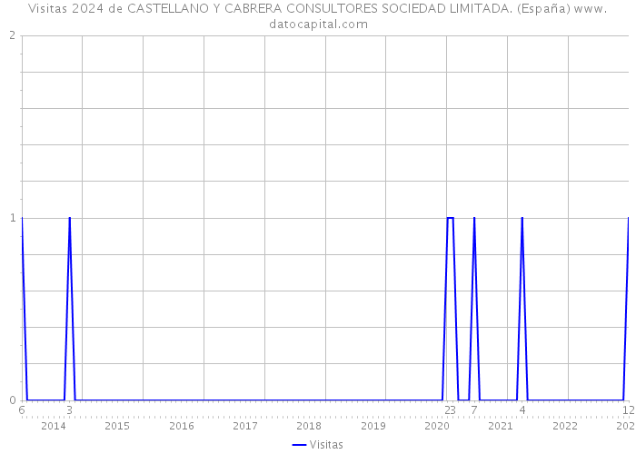 Visitas 2024 de CASTELLANO Y CABRERA CONSULTORES SOCIEDAD LIMITADA. (España) 