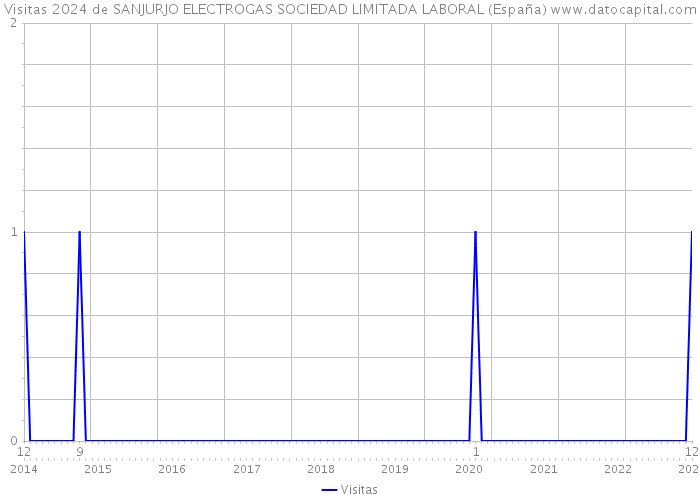Visitas 2024 de SANJURJO ELECTROGAS SOCIEDAD LIMITADA LABORAL (España) 
