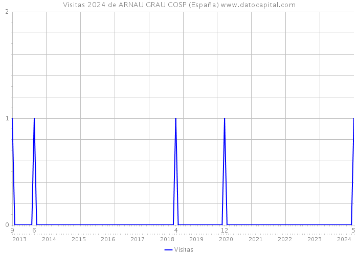 Visitas 2024 de ARNAU GRAU COSP (España) 