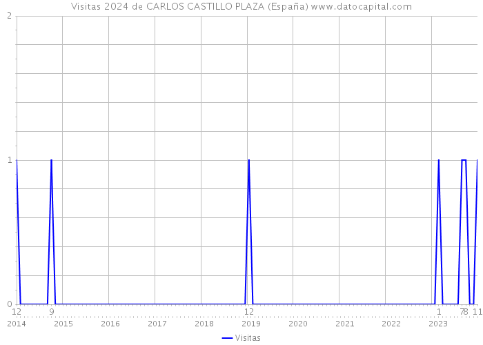 Visitas 2024 de CARLOS CASTILLO PLAZA (España) 
