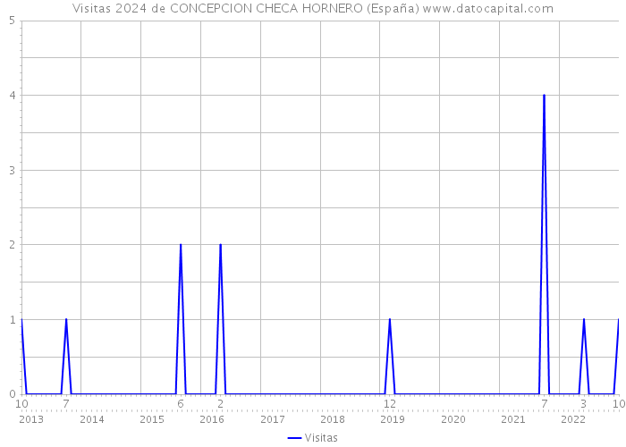 Visitas 2024 de CONCEPCION CHECA HORNERO (España) 