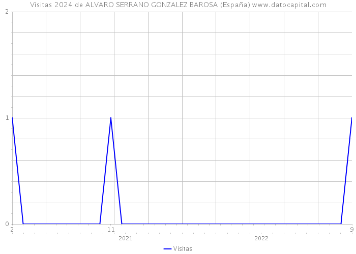 Visitas 2024 de ALVARO SERRANO GONZALEZ BAROSA (España) 