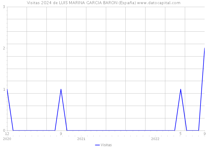 Visitas 2024 de LUIS MARINA GARCIA BARON (España) 