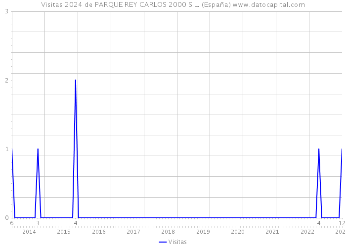 Visitas 2024 de PARQUE REY CARLOS 2000 S.L. (España) 