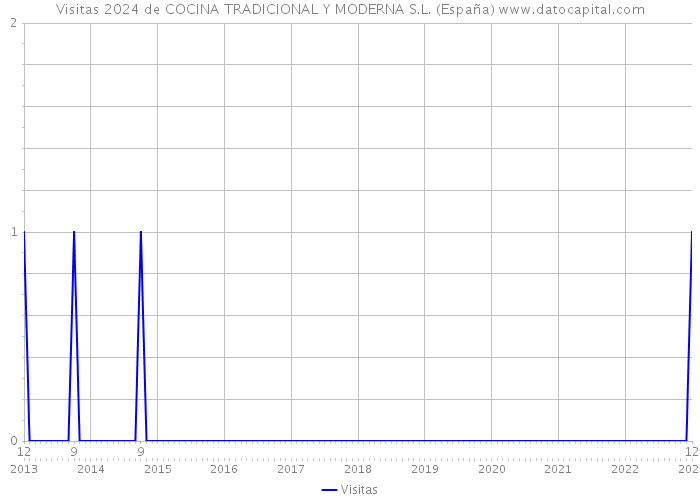 Visitas 2024 de COCINA TRADICIONAL Y MODERNA S.L. (España) 