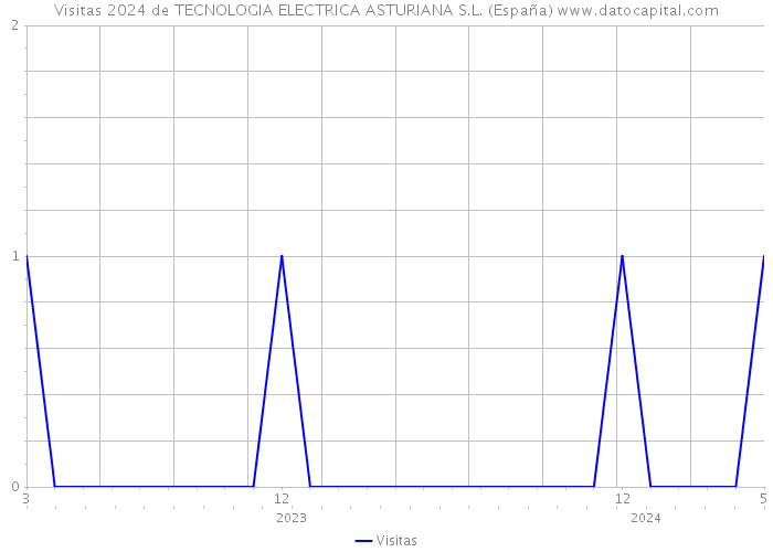Visitas 2024 de TECNOLOGIA ELECTRICA ASTURIANA S.L. (España) 