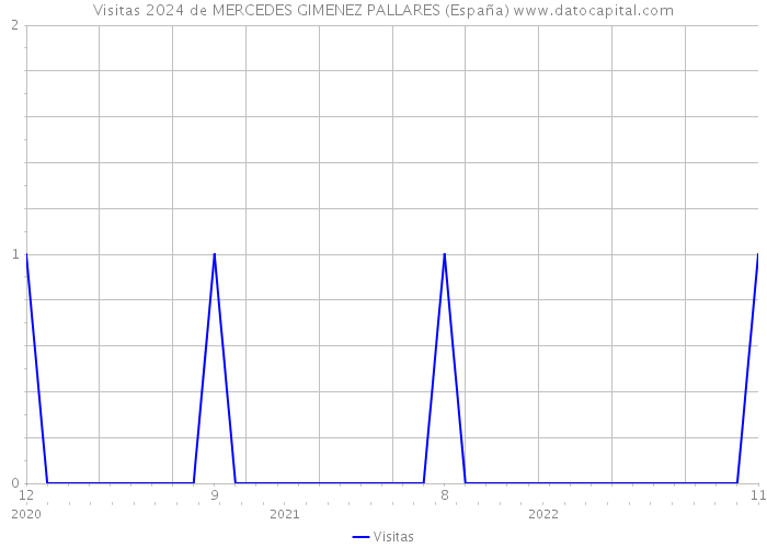 Visitas 2024 de MERCEDES GIMENEZ PALLARES (España) 