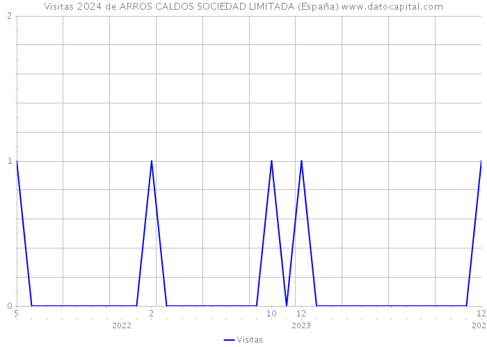 Visitas 2024 de ARROS CALDOS SOCIEDAD LIMITADA (España) 
