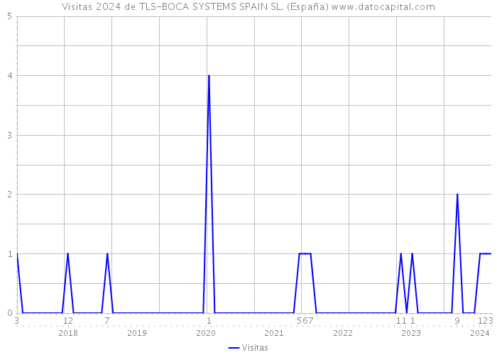 Visitas 2024 de TLS-BOCA SYSTEMS SPAIN SL. (España) 