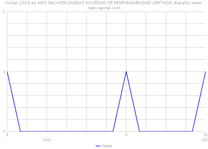 Visitas 2024 de ARIS SALVAESCALERAS SOCIEDAD DE RESPONSABILIDAD LIMITADA (España) 