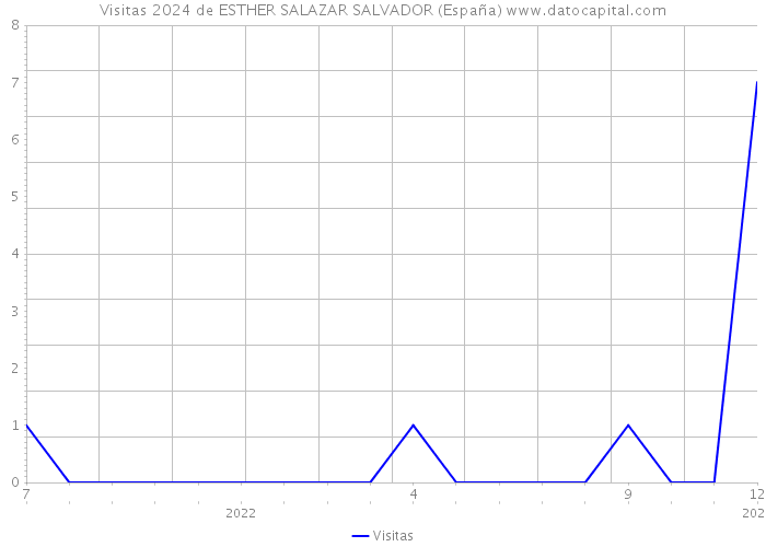 Visitas 2024 de ESTHER SALAZAR SALVADOR (España) 