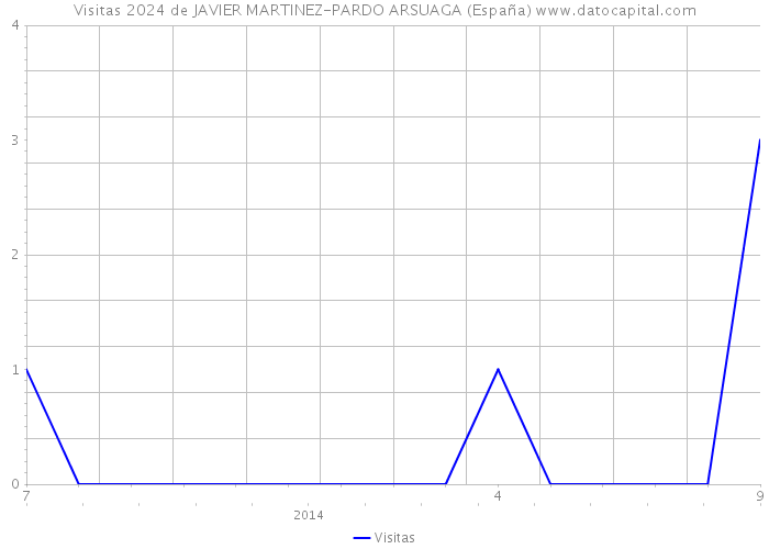 Visitas 2024 de JAVIER MARTINEZ-PARDO ARSUAGA (España) 