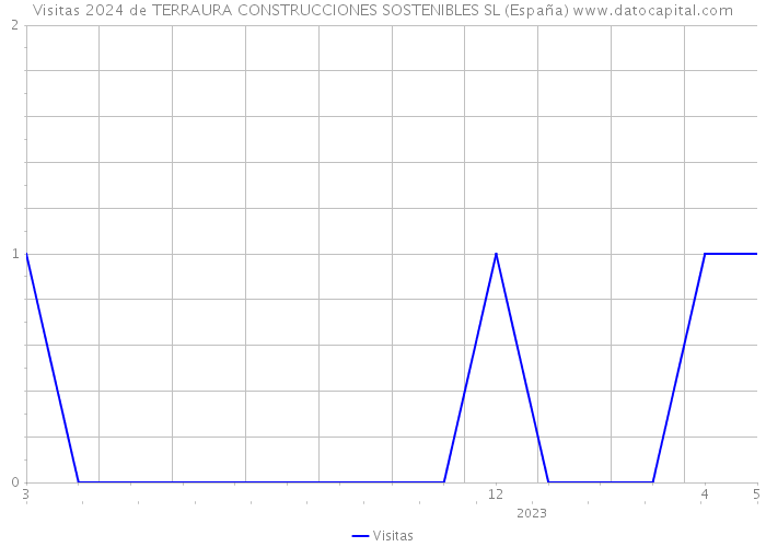Visitas 2024 de TERRAURA CONSTRUCCIONES SOSTENIBLES SL (España) 