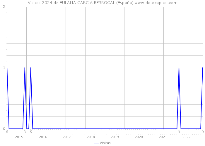 Visitas 2024 de EULALIA GARCIA BERROCAL (España) 