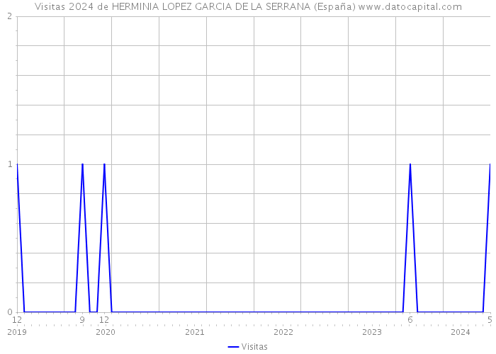 Visitas 2024 de HERMINIA LOPEZ GARCIA DE LA SERRANA (España) 