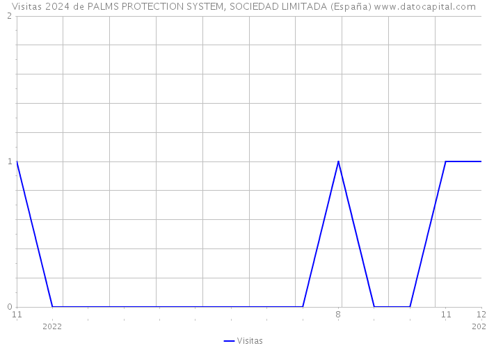 Visitas 2024 de PALMS PROTECTION SYSTEM, SOCIEDAD LIMITADA (España) 