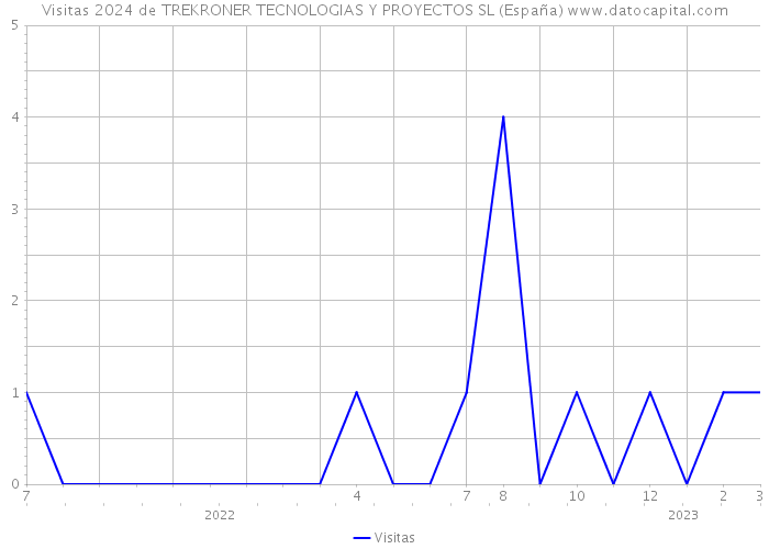 Visitas 2024 de TREKRONER TECNOLOGIAS Y PROYECTOS SL (España) 