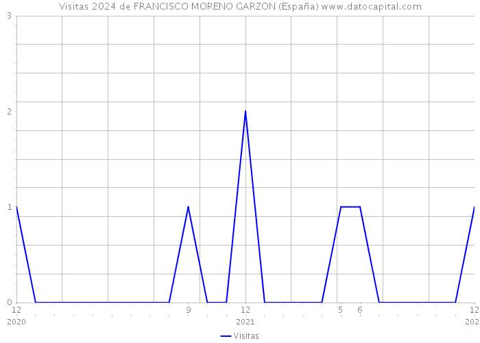 Visitas 2024 de FRANCISCO MORENO GARZON (España) 