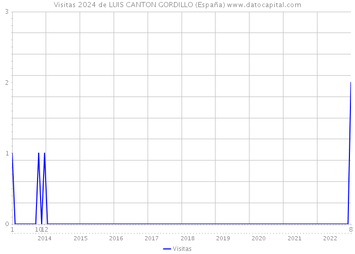 Visitas 2024 de LUIS CANTON GORDILLO (España) 