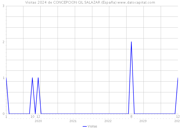 Visitas 2024 de CONCEPCION GIL SALAZAR (España) 