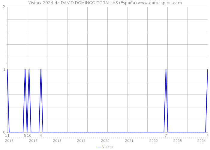 Visitas 2024 de DAVID DOMINGO TORALLAS (España) 