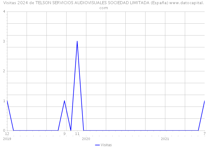 Visitas 2024 de TELSON SERVICIOS AUDIOVISUALES SOCIEDAD LIMITADA (España) 
